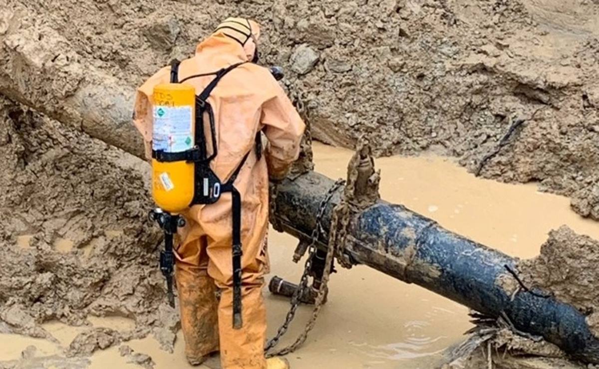 Fue sellada fuga de amoniaco en Istmo de Oaxaca, reporta Pemex tras ultimátum de pobladores