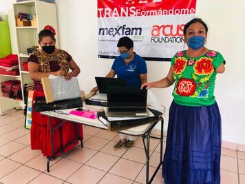 Muxes reciben apoyo tecnológico para combatir violencia trans en medio de pandemia