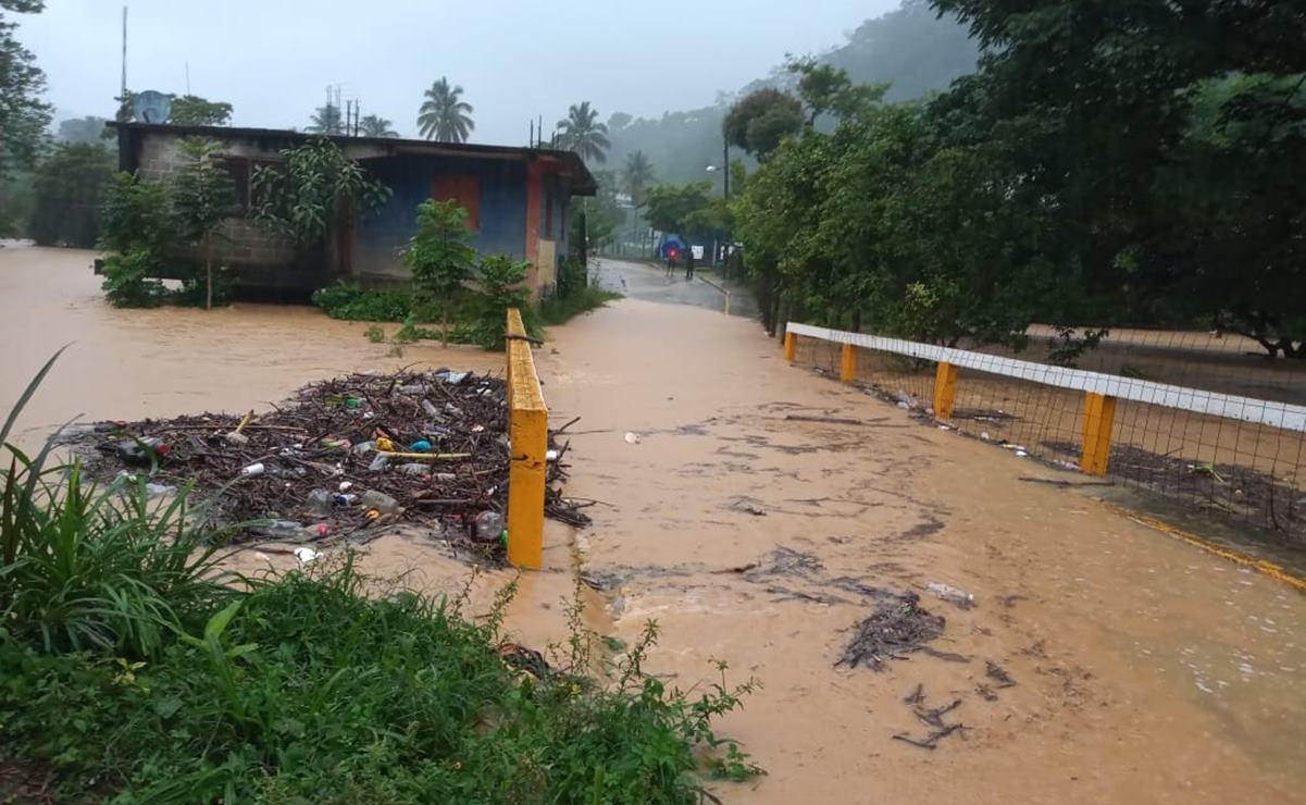 Tormenta tropical Celia deja desbordamientos de ríos y afectaciones a viviendas y escuelas en Oaxaca