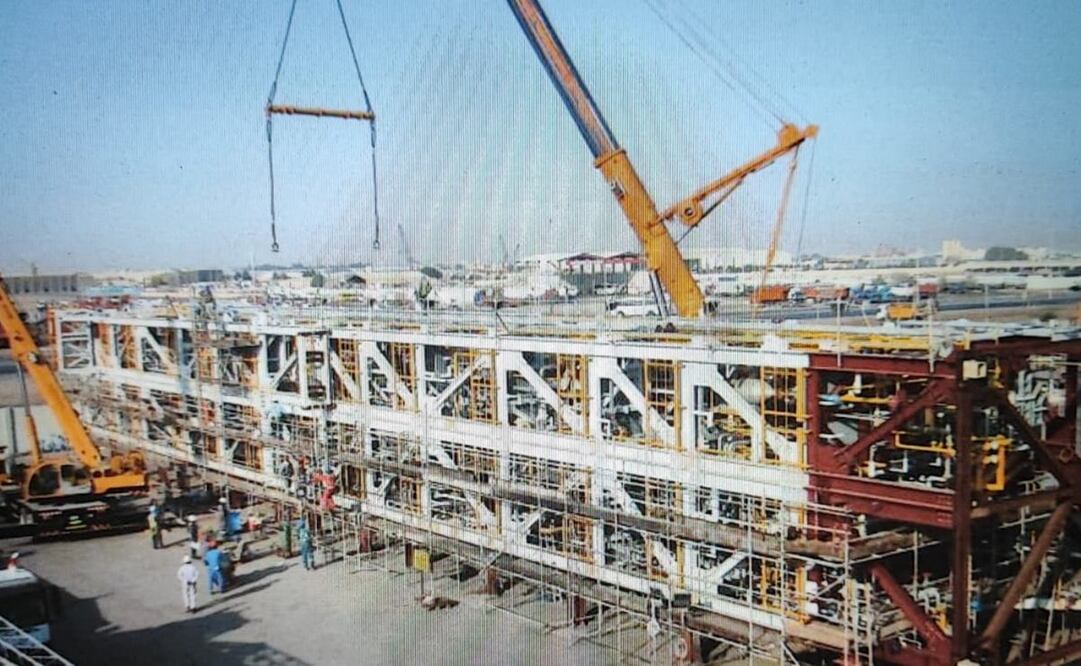 Con derribo de palmeras arranca construcción de la planta coquizadora en refinería de Salina Cruz. Foto: Alberto López Morales