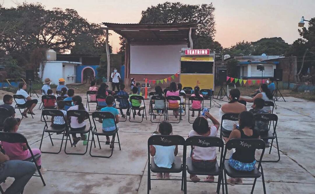 El cine impulsado por los artistas cuenta con el apoyo de la comunidad. Foto: Cortesía