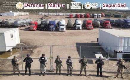 Aseguran 8 millones de litros de hidrocarburo en Ensenada, Baja California; García Harfuch destaca decomiso