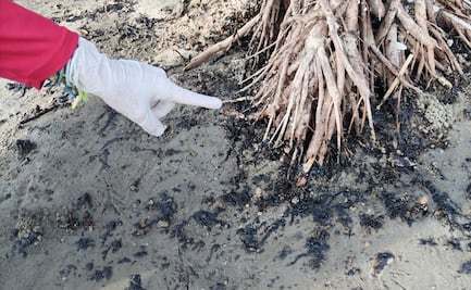 Persisten manchas de hidrocarburos en La Ventosa, Oaxaca; la pesca sigue suspendida