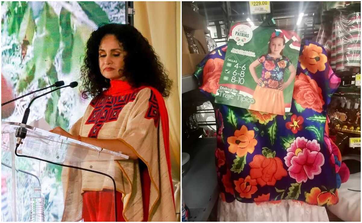 “Es plagio”, dice senadora Susana Harp sobre “disfraz patrio” de huipil con bordados de Oaxaca. Fotos: Archivo EL UNIVERSAL / Cortesía