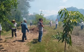 Pobladores denuncian incendio provocado en sus tierras tras protesta contra saqueo de arena del río Grande