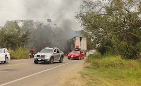 Continúan incendios de tráileres en el Istmo de Oaxaca, pese a operativo de seguridad 