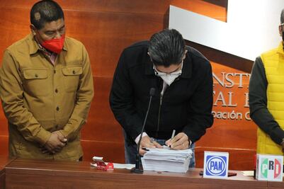 Van PRI, PAN y PRD ahora por alianza electoral para concejales en 153 municipios de Oaxaca