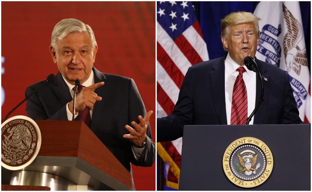 AMLO vota a favor de que Trump pueda regresar a Twitter. Fotos: Archivo