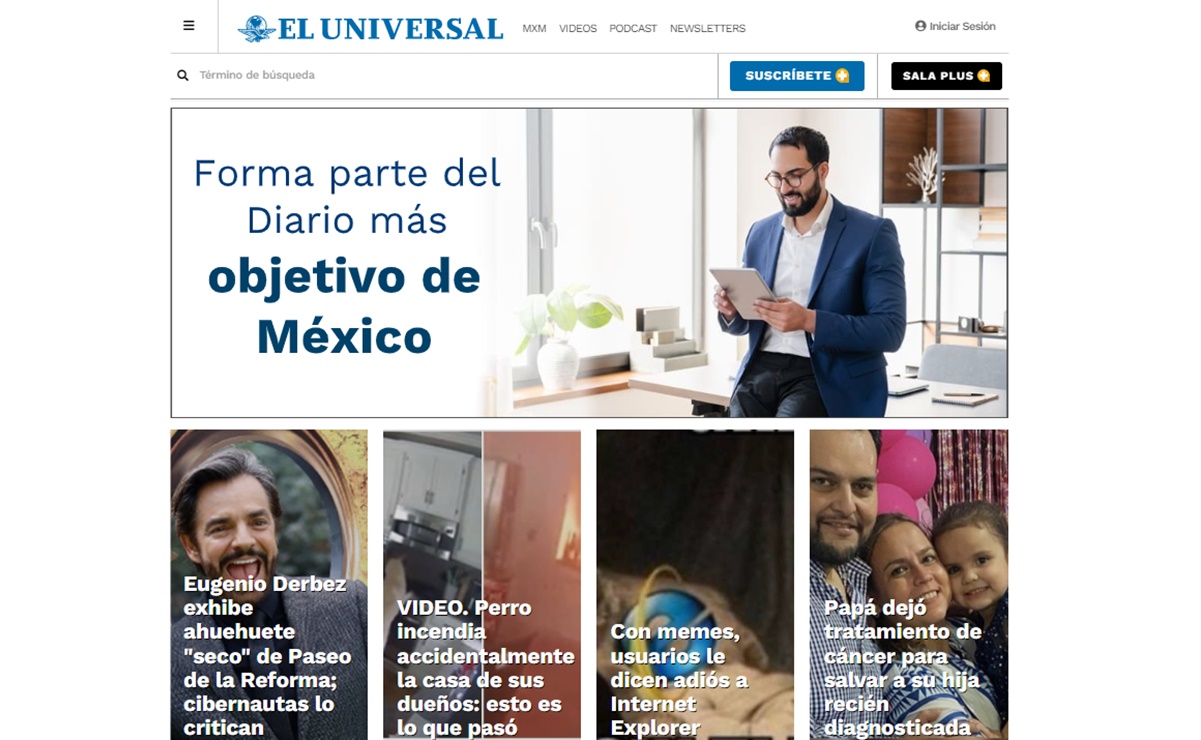 EL UNIVERSAL online, el medio más consultado en México por 3 años consecutivos: Estudio