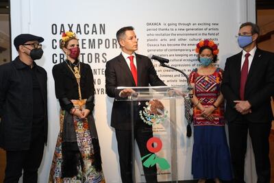 En Washington, encabezan Murat y el embajador de México el arranque del “Mes de Oaxaca en EU”