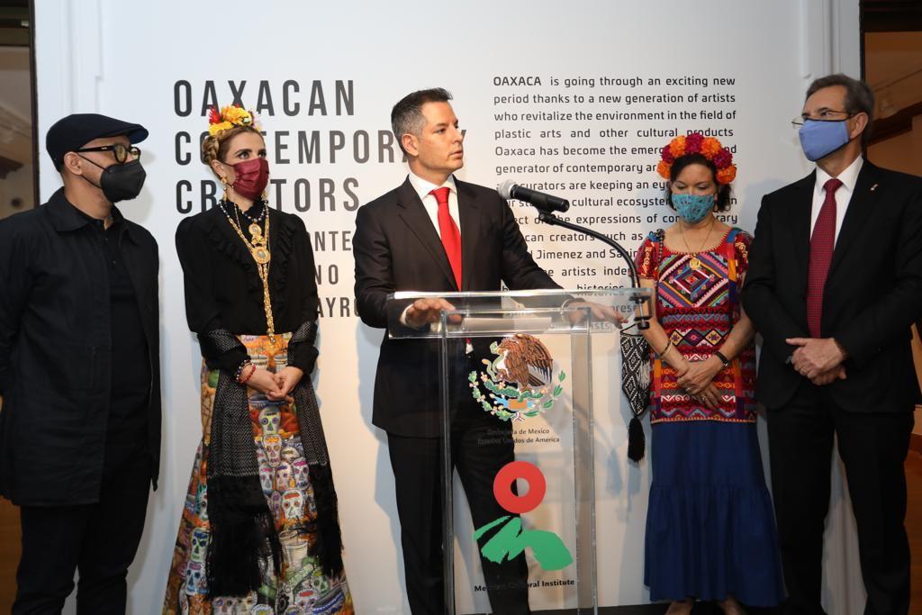 En Washington, encabezan Murat y el embajador de México el arranque del “Mes de Oaxaca en EU”