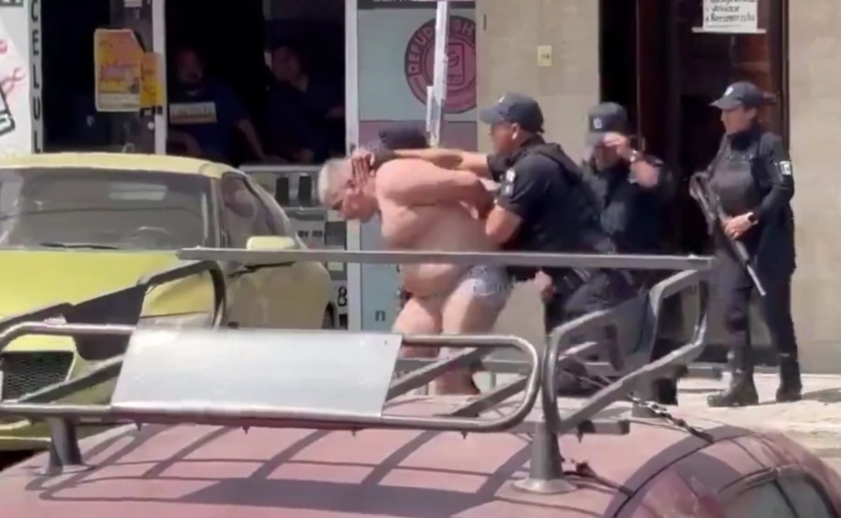 VIDEO. Detienen al luchador "Shocker" por daños en hotel del Centro Histórico de Oaxaca