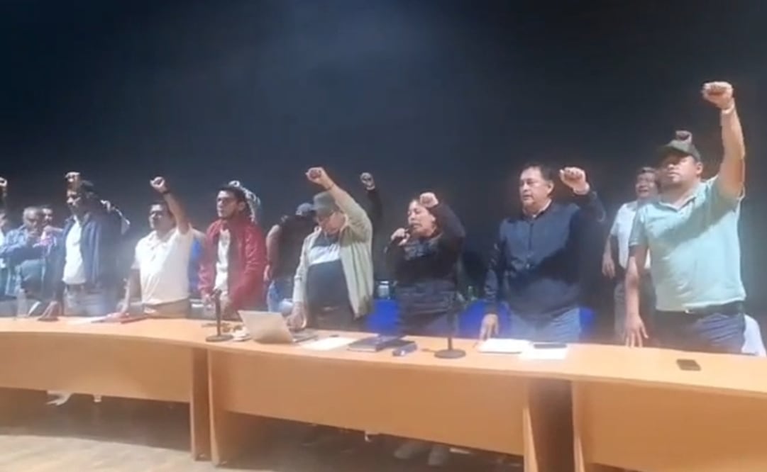 Sección 22 del SNTE decide continuar con la huelga nacional de la CNTE. Foto: Captura de video