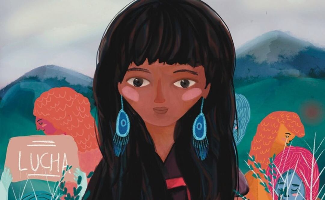 Miriam Pascual, defensora zapoteca de Oaxaca, comparte su experiencia en libro de la ONU. Foto: Especial