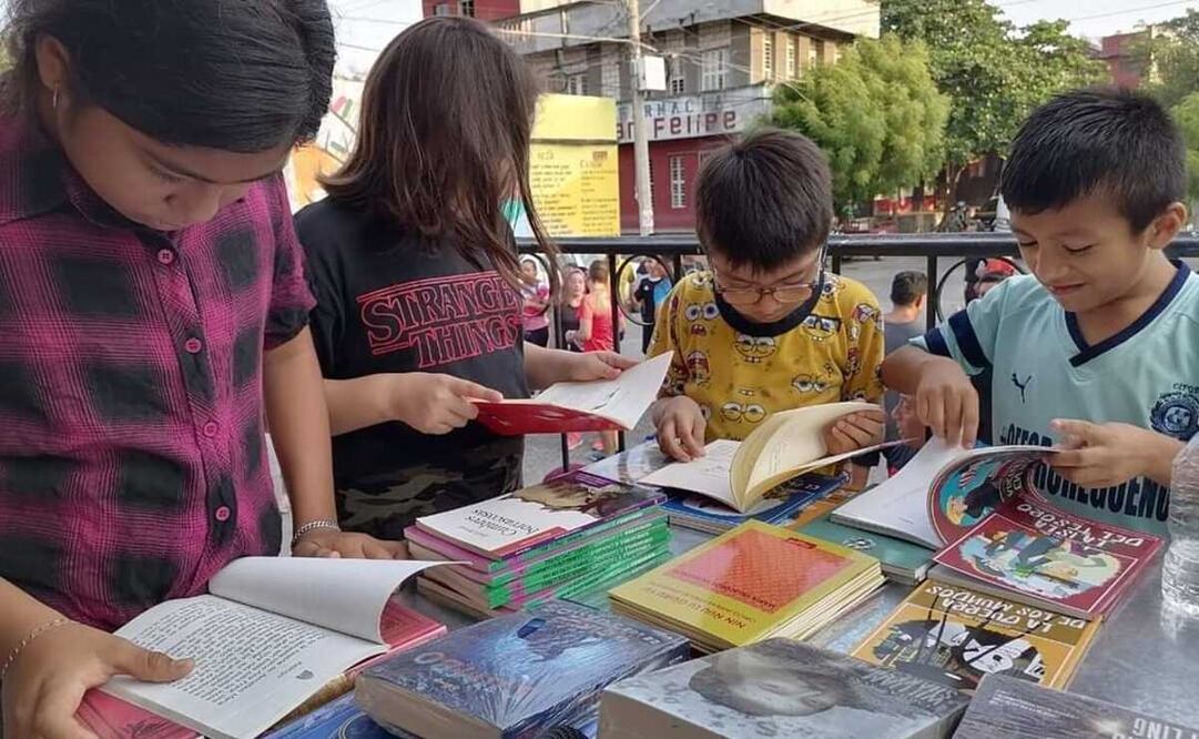 Con carrera atlética y lecturas en zapoteco, celebran el Día del Libro en Juchitán. Foto: Roselia Chaca