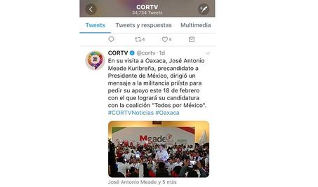 Exige Morena investigación a Cortv por difusión de acto proselitista