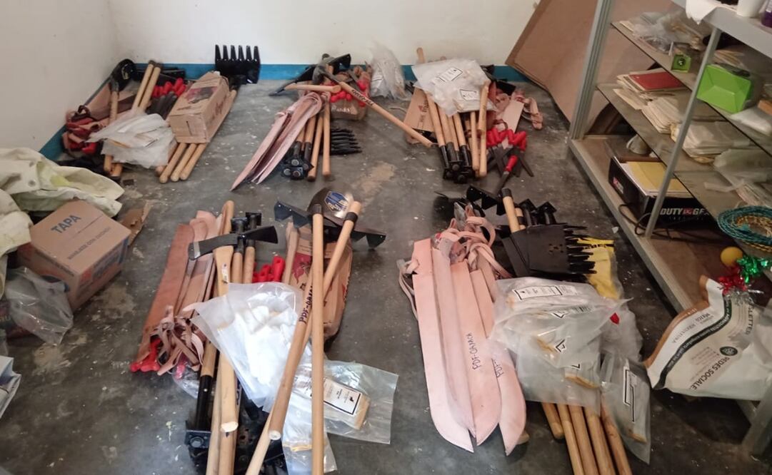 Tras emergencia, llegan herramientas a Los Chimalapas para combatir incendios; comuneros siguen en alerta. Foto: Especial