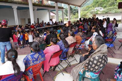 Anuncian el reinicio de clases en la comunidad Guadalupe Victoria, después de 8 años de desplazamiento forzado 