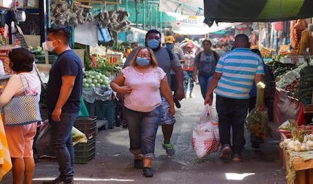 Central de Abasto no cierra: se tomará temperatura a clientes y deberán usar cubrebocas