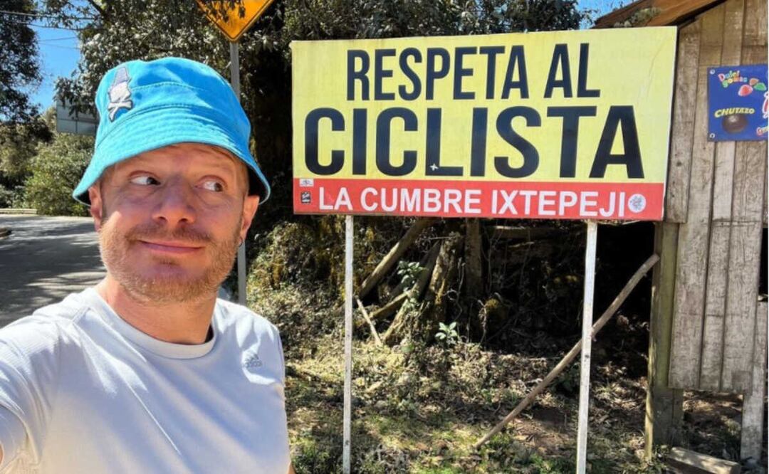 “Una piedra en el camino me enseño que mi destino era rodar y rodar. Hoy se rueda en Oaxaca mañana pues también”. Foto: Instagram Facundo