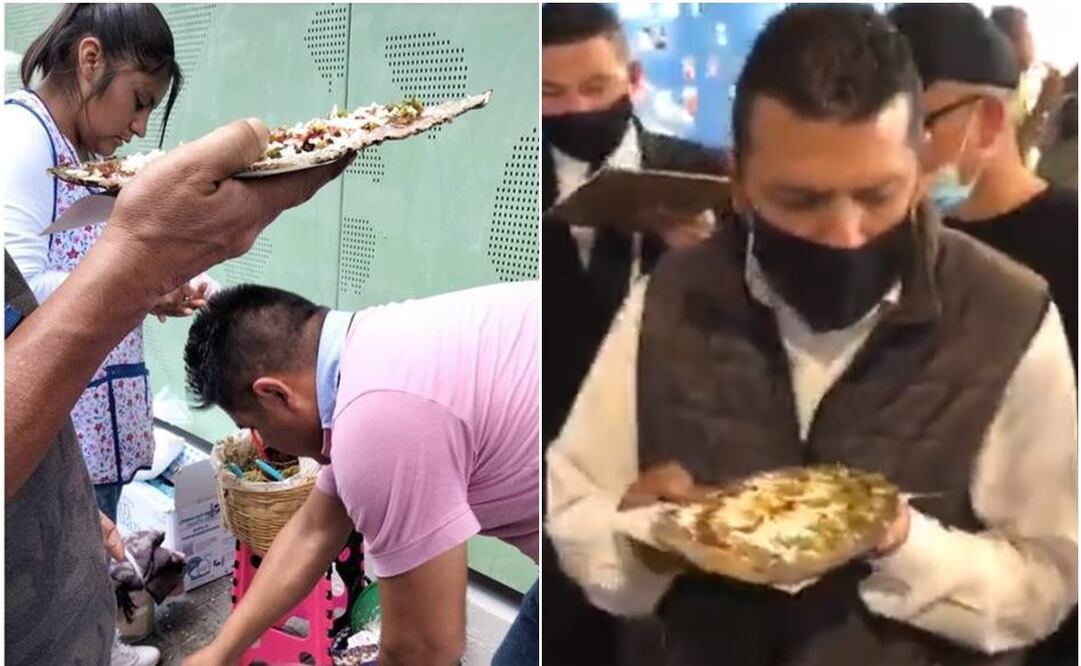 “Esas no son tlayudas de Oaxaca”, explotan en redes por venta de antojitos en el AIFA. Foto: Especial