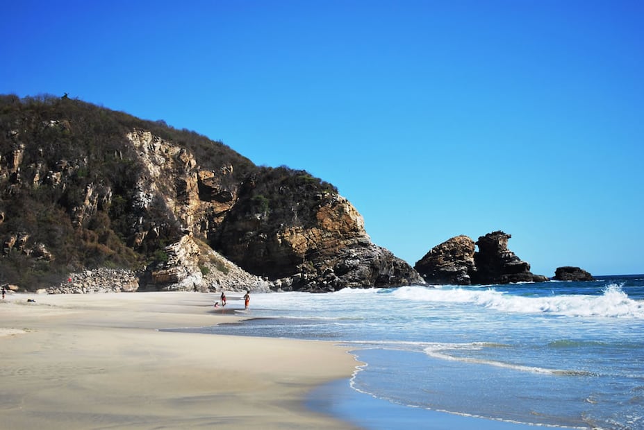 Playa La Ventanilla en Oaxaca. Foto: turimexico.com