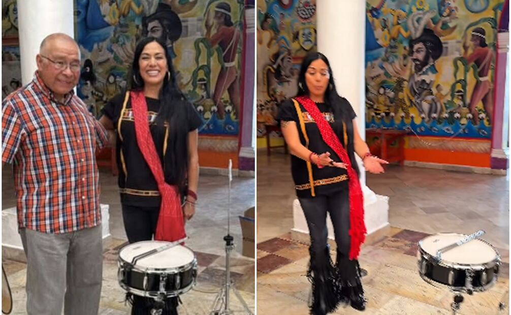 El regalo que hizo Lila Downs a la Casa de la Cultura de Tlaxiaco, Oaxaca.
Foto: FB@Lila Downs