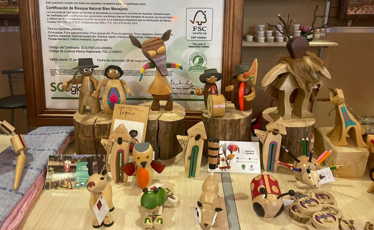 ¿Cómo se llama el Pueblo Mágico de Oaxaca donde se elaboran juguetes de madera?