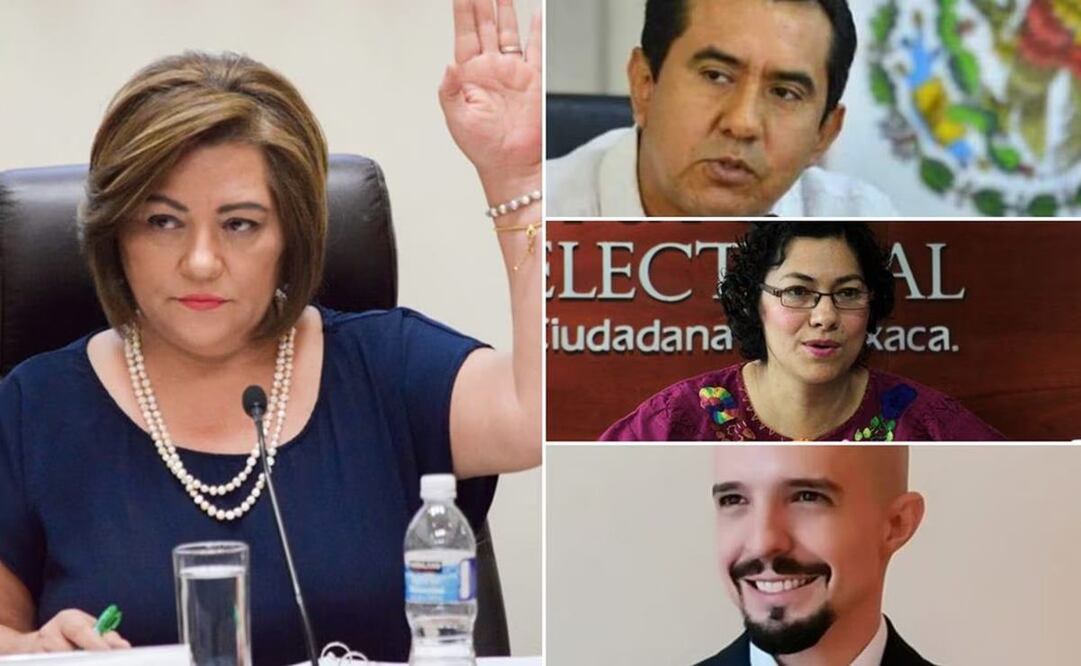 Guadalupe Taddei, nueva presidenta del INE, junto a los nuevos consejeros Jorge Montaño, Rita Bell y Arturo Castillo. FOTOS: Especiales