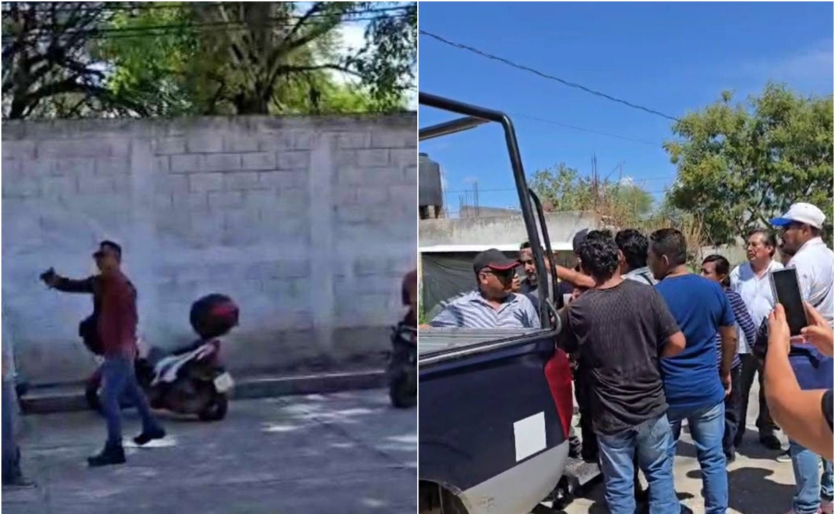 Sección 22 denuncia agresión y violencia por organizaciones de taxistas en Huajuapan