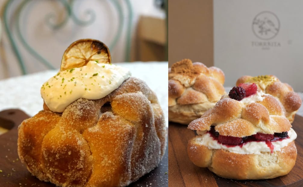 El pan de muertos cada año se reinventa con nuevas preparaciones. Foto: Instagram @tortolita.bakery