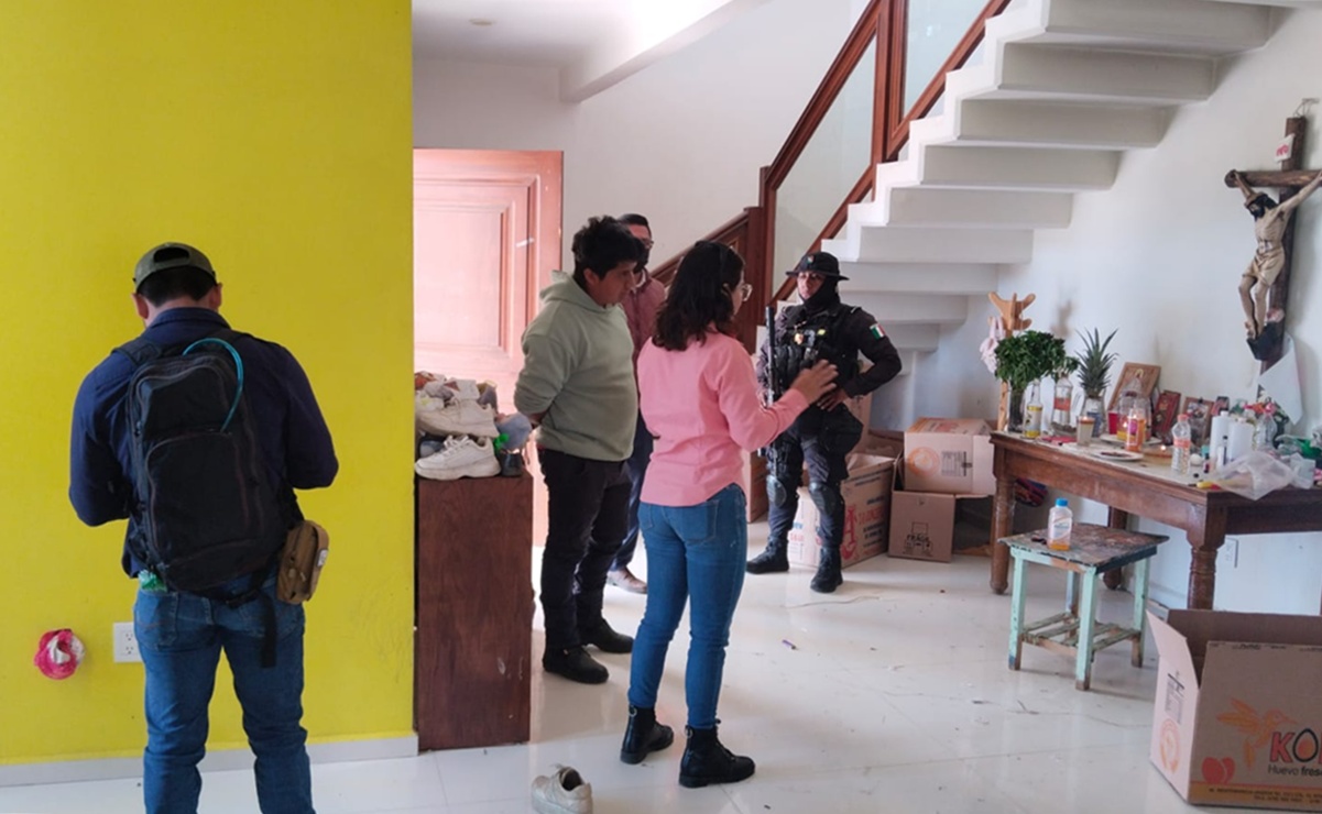 Denuncian intento de despojo de propiedad en Oaxaca. Fotos: Especiales