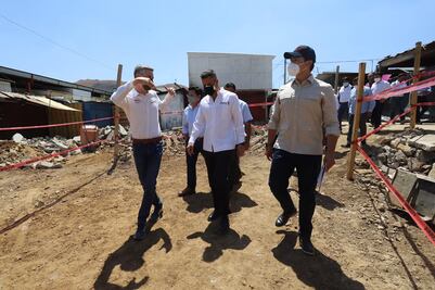 Supervisa Murat rehabilitación de la Central de Abasto, a casi un año del incendio que arrasó 150 locales