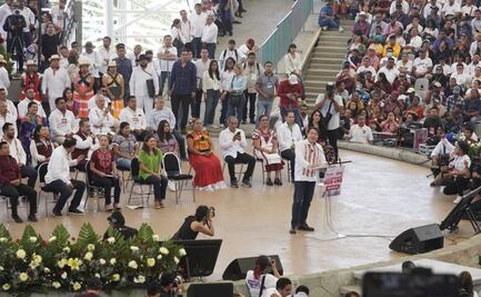 Celebra Delgado decisión de Sheinbaum de sumar a priistas de Oaxaca a campaña; los abuchean