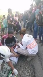 Guardia Nacional frena a golpes a migrantes en Chiapas