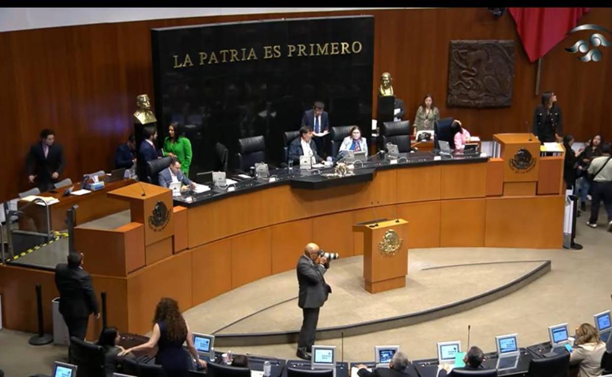 El Senado avaló el acuerdo de la Junta de Coordinación Política para el nombramiento de las y los magistrados. Foto: Tomada de video