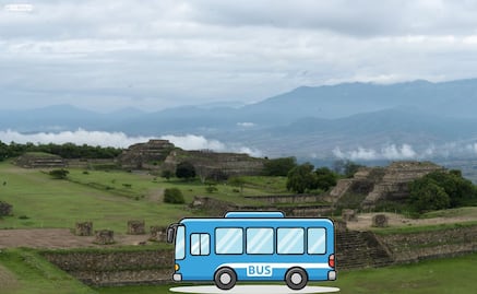 ¿Cómo visitar la zona arqueológica de Monte Albán en transporte público desde la ciudad de Oaxaca?