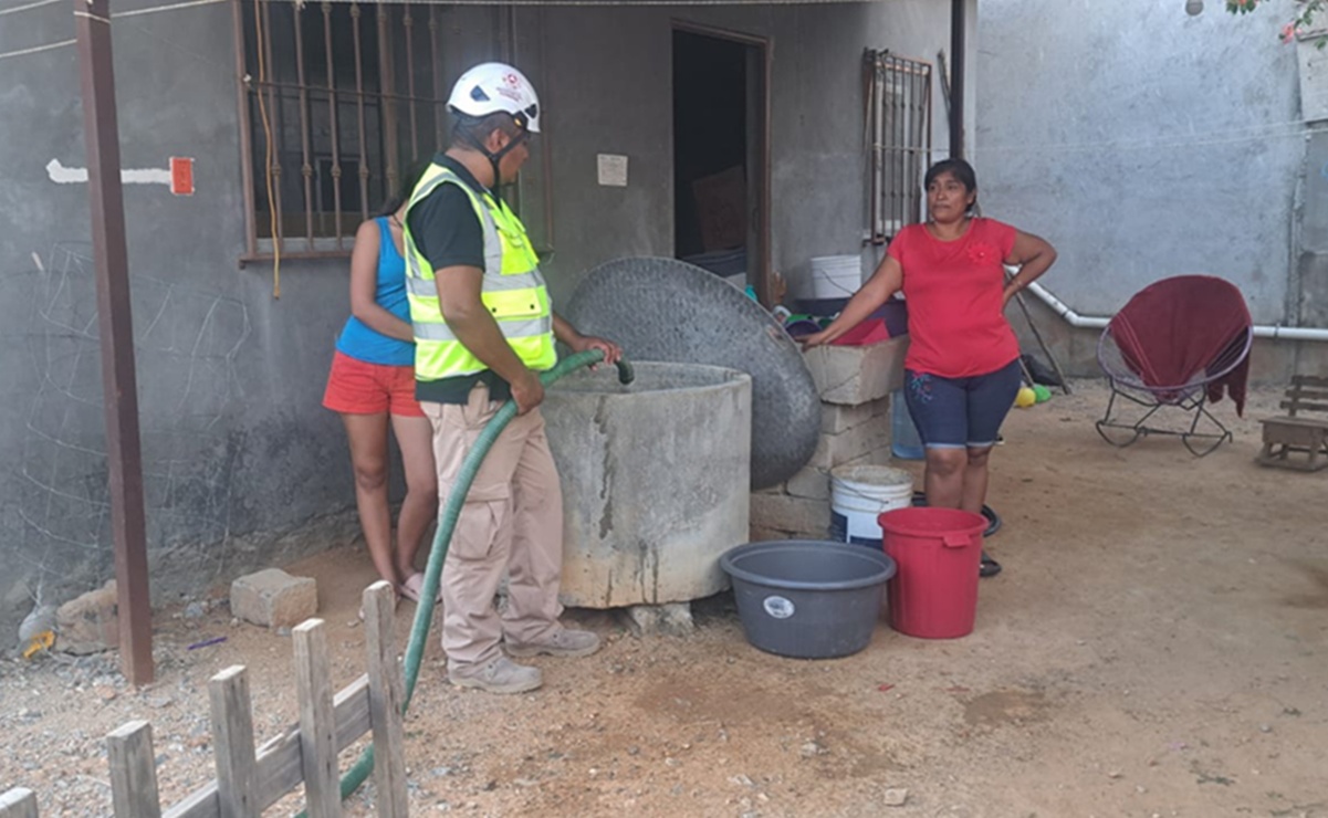 En La Ventosa, localidad del Istmo de Oaxaca, también sufren por falta de agua potable