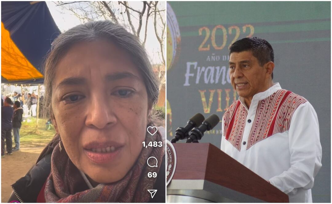 “Nosotros estamos recibiendo balas”. Ángeles Cruz exige a Jara no revictimizar a San Miguel El Grande. Fotos: Capturas de videos