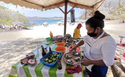 En Huatulco, hoteleros y restauranteros esperaban a más turistas: “La gente  aún tiene miedo de salir”, lamentan