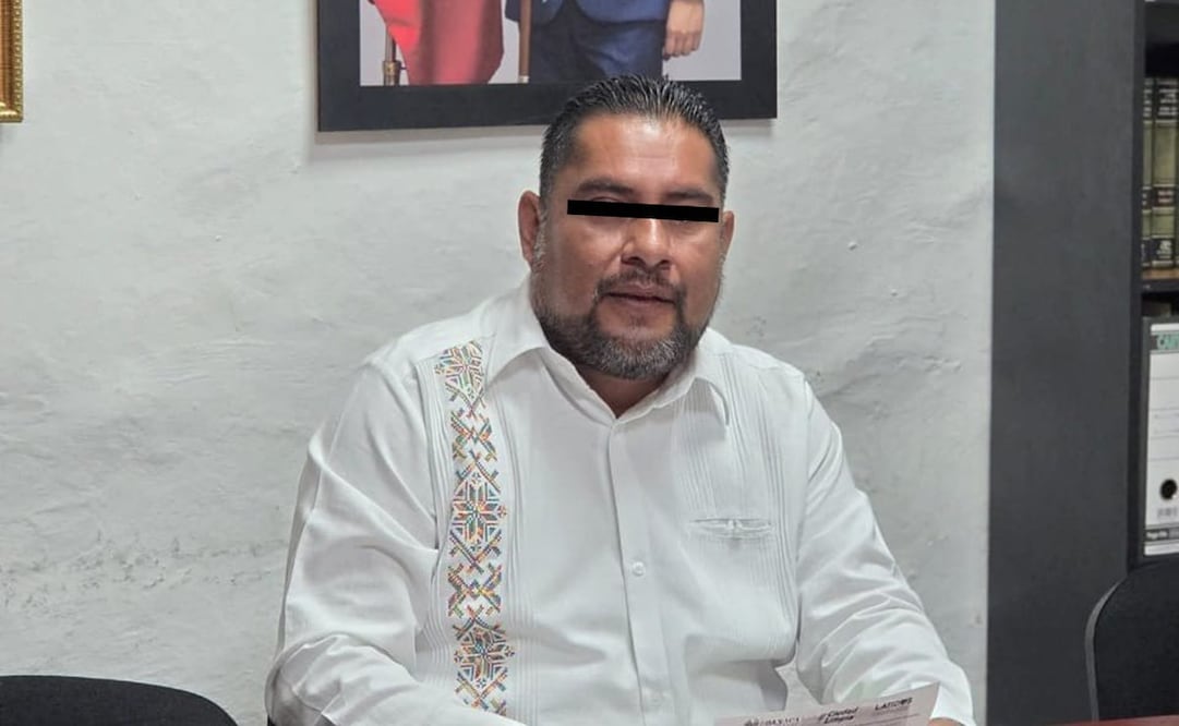 Síndico Ricardo Ramírez, detenido en Oaxaca. Foto: Especial