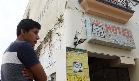 Huatulco: sismo golpea a hoteles de un paraíso ya lastimado por la pandemia