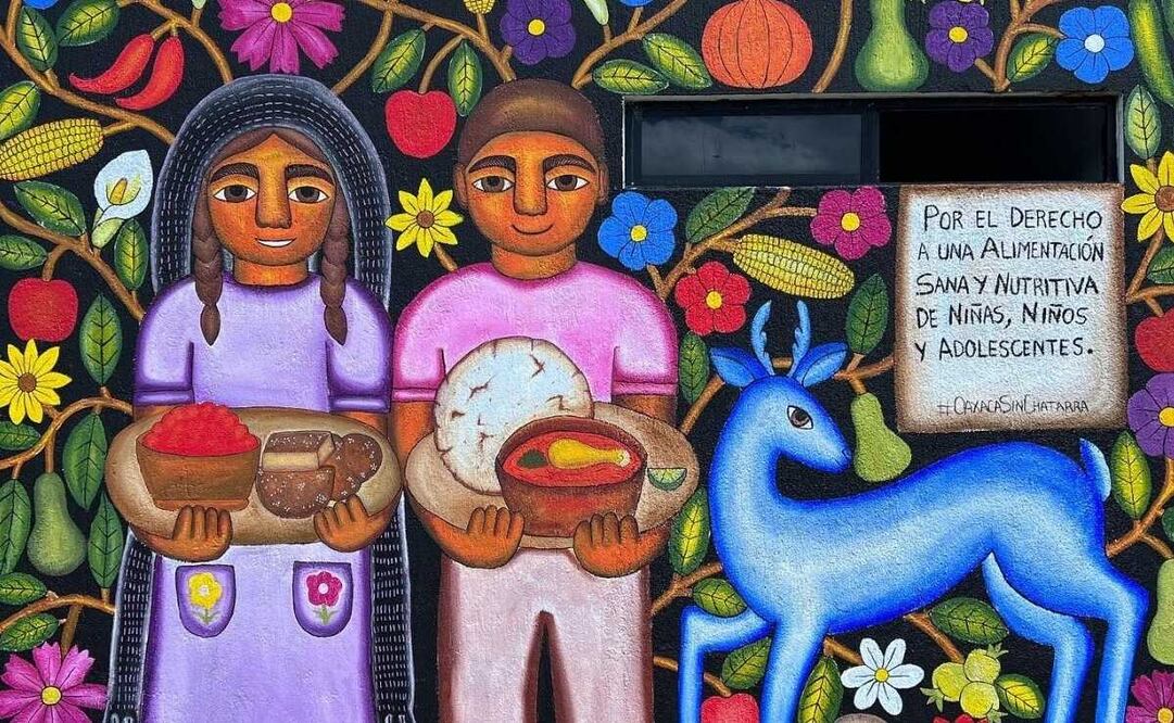 Acusan a Coca-Cola de plagiar campaña de murales creada por Oaxaca Sin Chatarra. Fotos: Especiales