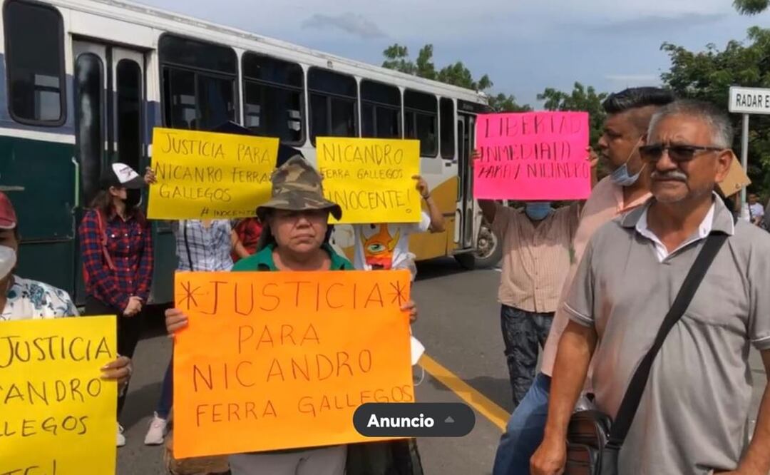 Exigen liberar a Nicandro F., detenido en Oaxaca como presunto asesino de colaborador de Salomón Jara. Foto: Especial