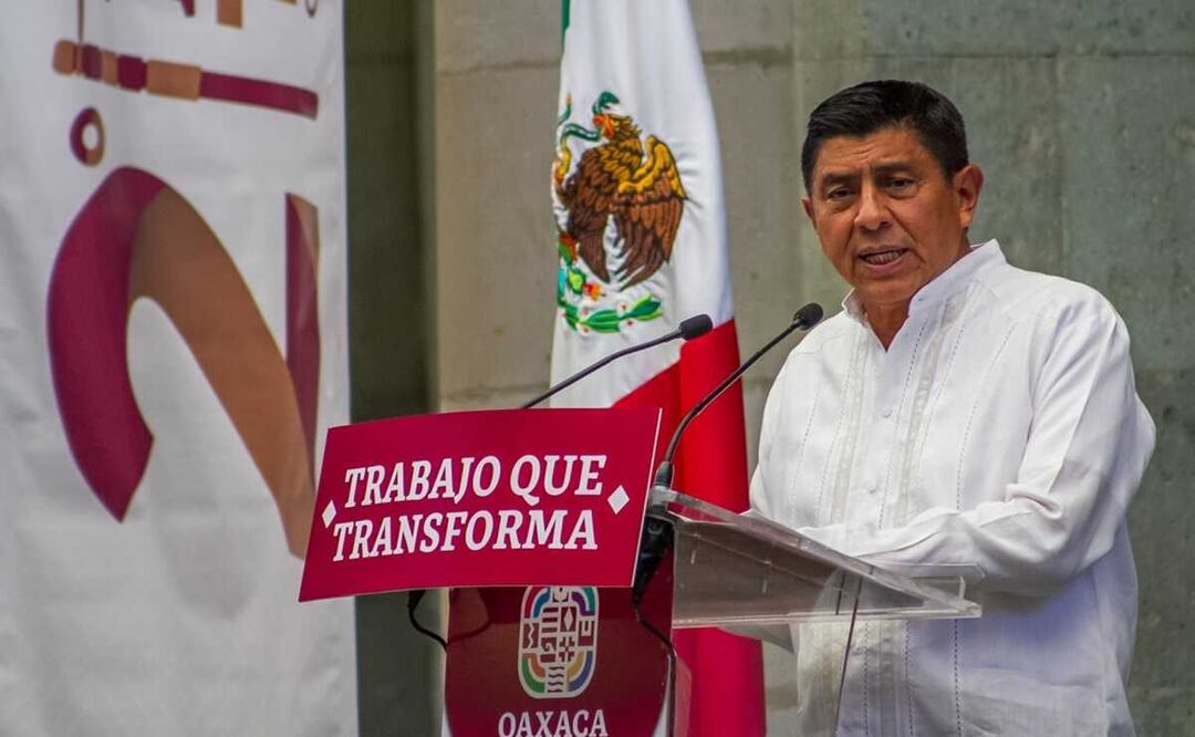 Asegura Jara que en 6 meses de su gobierno han disminuido homicidios y feminicidios en Oaxaca. Foto: Especial