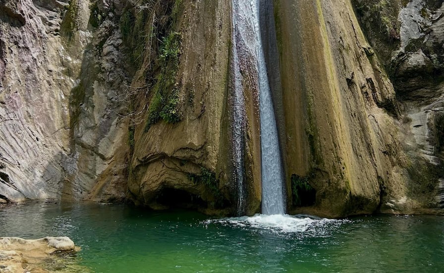 Así es la cascada El Chorro, uno de los tesoros de la Mixteca de Oaxaca