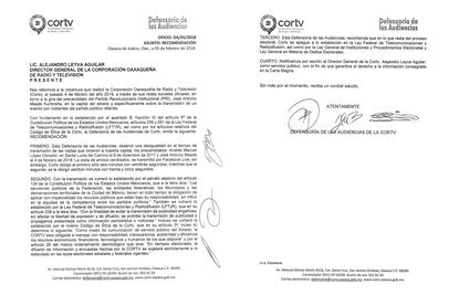 Hubo desigualdad e ilegalidad en transmisión de la Cortv