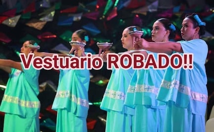 Roban vestuario a bailarinas del Bani Stui Gulal tras su actuación en evento de la Guelaguetza