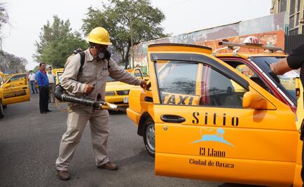 Sanitizan más de dos mil unidades de transporte público en Oaxaca por Covid-19