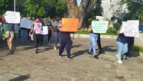 Con Marcha del Hartazgo, exigen justicia para Giselle y mujeres asesinadas en Tuxtepec